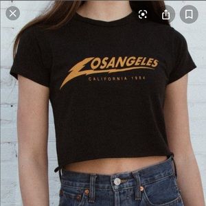 Los Angeles cropped shirt